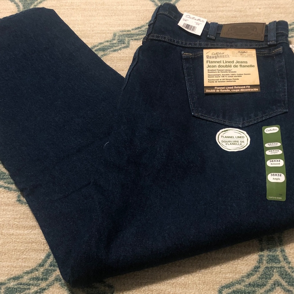 Cabela's Relaxed Fit Flannel Lined Jeans